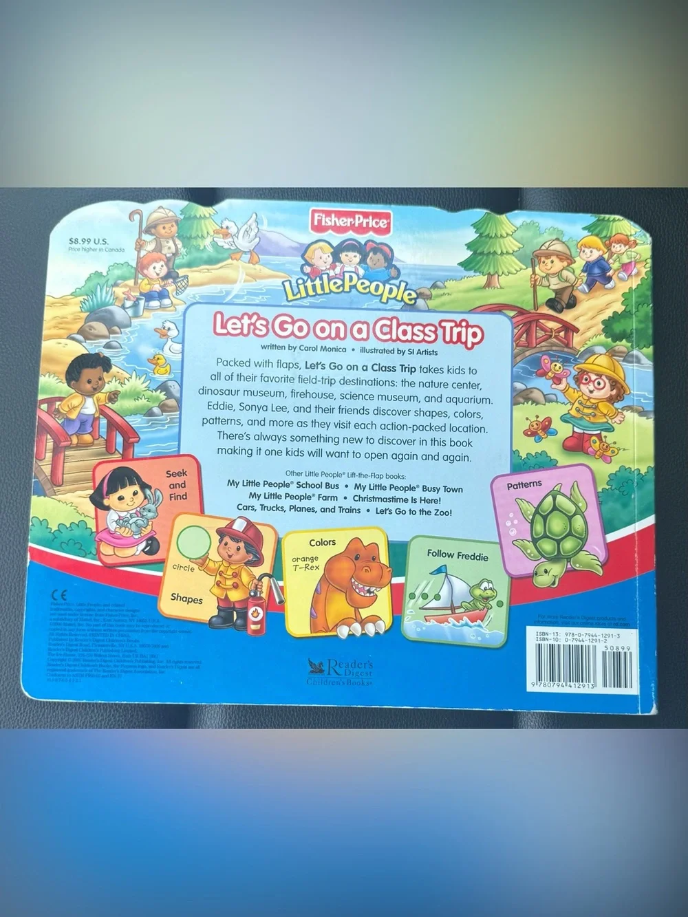 Fisher-Price Little People Let’s Go on a Class Trip Lift-the-Flap Board Book